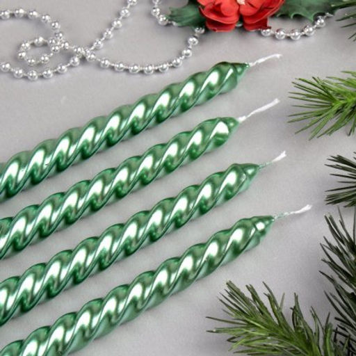 Свеча стержень 4 штуки 25 см витая / GL-10-4 /уп 36/144/ - Галеонтрейд фото 7