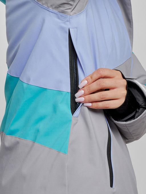 Горнолыжный костюм женский зимний зеленого цвета 02319Z - Chunmai фото 9