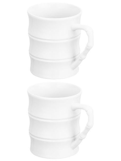 Набор кружек 2 пр. 300 мл 11,5*8*9,5 см "Бамбук", фарфор