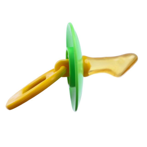 Соска - пустышка ортодонтическая, латекс, +0мес., цвет МИКС - Крошка я фото 5