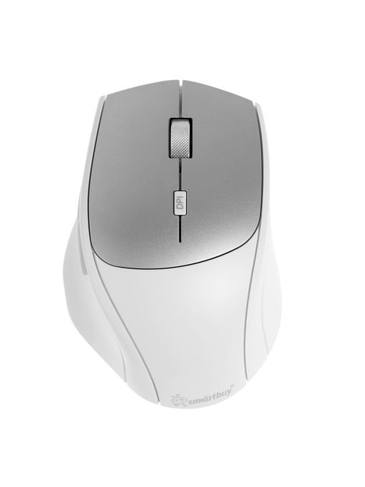 Комплект клавиатура и мышь Smartbuy 233616AG, беспроводной, USB, 1хAA/2хААА, серебр-белый