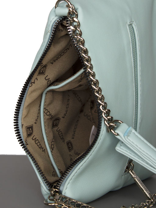 LACCOMA сумка Амелия-Ф826-голубой эко кожа хлопок