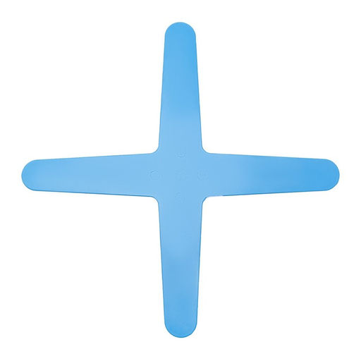Бумеранг четырехлопастной, 30 х 30 см, моно, синий - Simaland фото 4