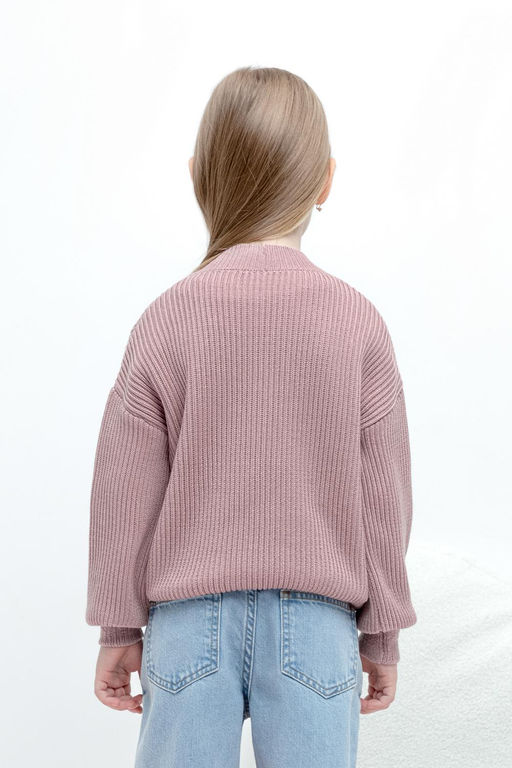 Crockid _ КВ 30151/пудрово-розовый кардиган для дев  фото 5
