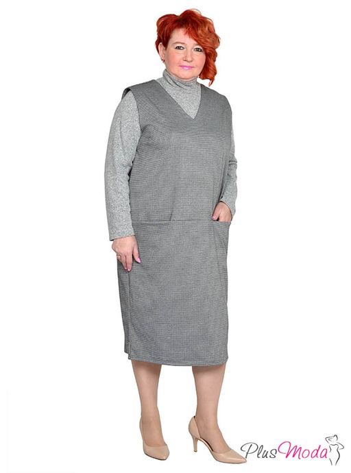 Платье Модель №1839 размеры 44-84 - Plusmoda фото 2