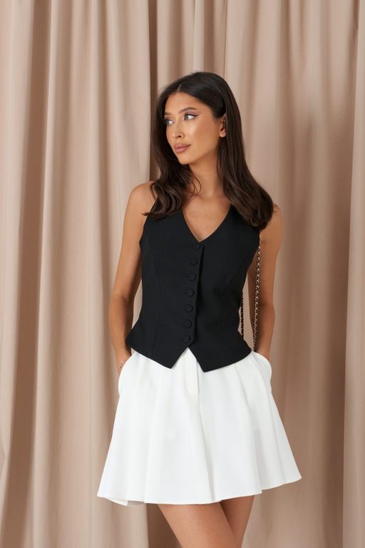 Юбка Annete А1564 трапеция белая