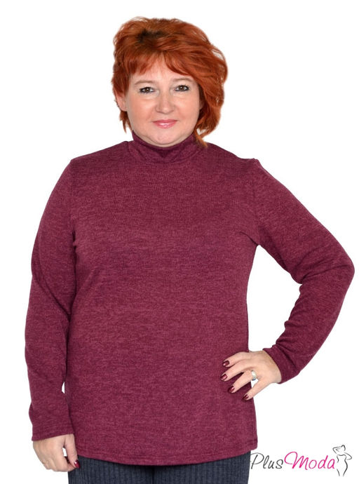 Водолазка Модель №1393 размеры 44-84 - Plusmoda фото 2