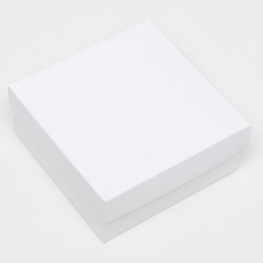 Цена за 5 шт. Коробка подарочная складная, упаковка, крышка - дно, белая, 12×12×5 см