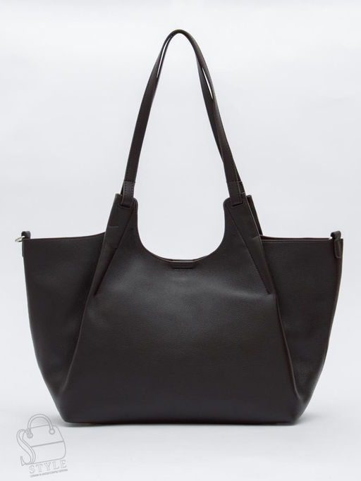 Сумка женская кожаная 1102-1MP coffee Polina&Eiterou