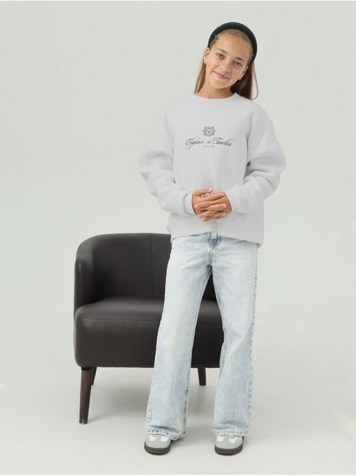 Свитшот Начес Элегант Какао Девочка - София фото 21