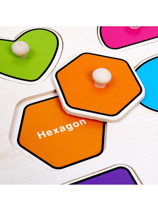 Рамка - вкладыш «Цвета и формы», 9 деталей