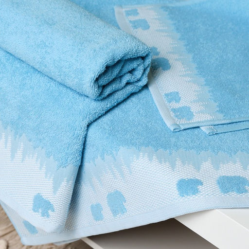 Полотенце махровое Love Life "Winter dream" 70х130 см, голубой, 100% хл, 400 г/м²