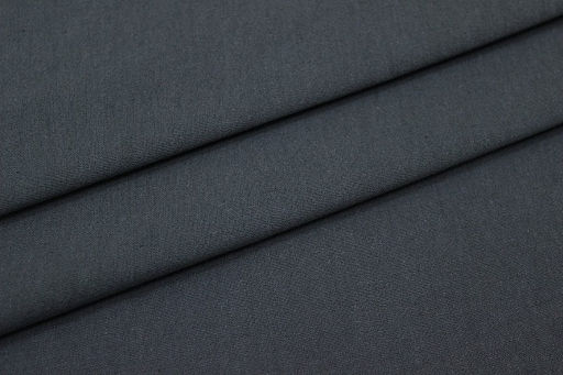 Хлопок крэш цв.Темно-серый с оттенком морской волны, СОРТ2, ш.1.40м, хлопок-100%, 160гр/м.кв - Купава фото 5