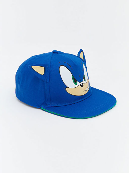 Sonic Bask?l? Erkek ?ocuk Kep ?apka