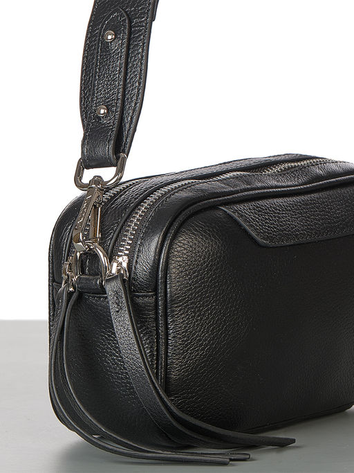 LACCOMA сумка НИ83356-черный натуральная кожа хлопок