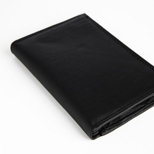 Портмоне мужское без застёжки, 3 в 1, отдел автодокументов, паспорта, карт, купюр, чёрное