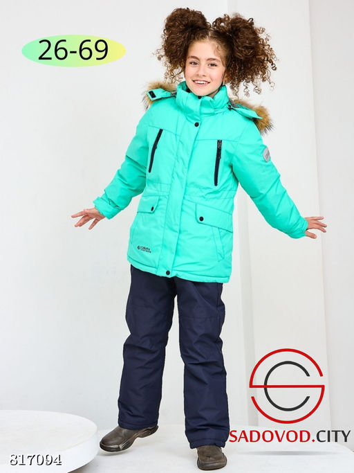 Зимний мембранный костюм для девочки