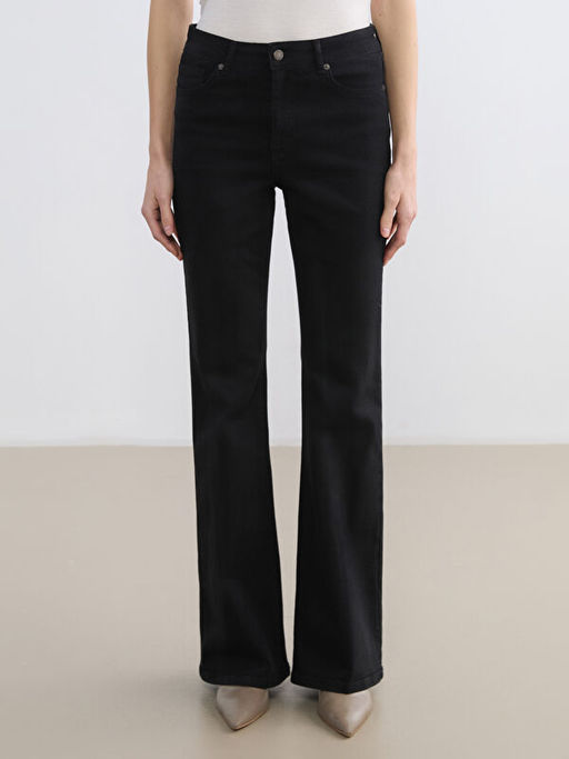 Flare Kad?n Jean Pantolon