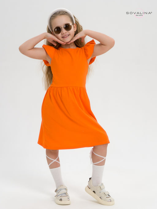 Платье Феечка оранжевая - Sovalina фото 10