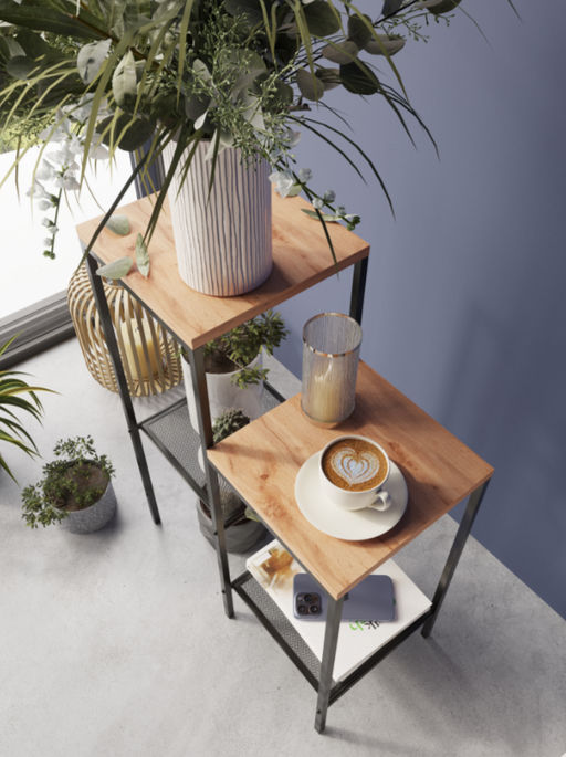 Подставка для цветов Парма 24л Черный ПДЦП24Л Ч