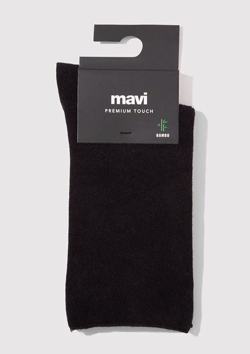 Siyah Soket Corap - Mavi фото 3