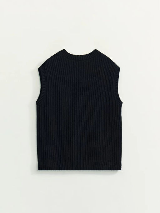 Вязаный жилет из 100% хлопка  / Zarina  фото 8