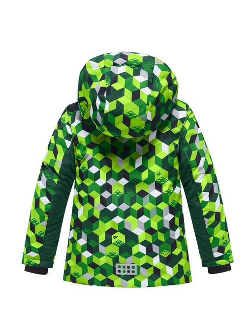 Горнолыжный костюм для мальчика зеленого цвета 9325Z - Valianly фото 3