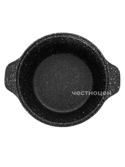 Кастрюля 4л со стекл. крышкой АП (темный мрамор) линия Marble Induction кмти43а - Kukmara фото 2
