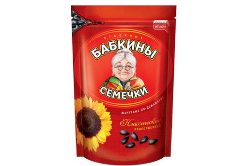 Бабкины семечки, семечки отборные, жареные, 250 г