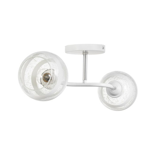 Люстра «Офелия» 2хЕ27 40 Вт бело-хромовый 48×26×27 см BayerLux