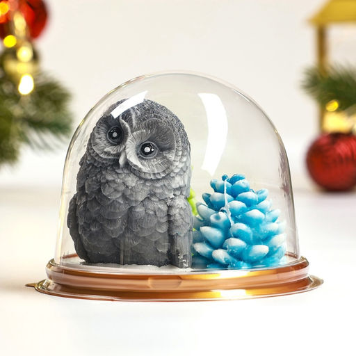 Фигурное мыло - набор Сова, елка, шишка 120 г - Мыльные штучки фото 4