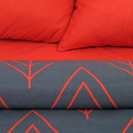 Постельное бельё Этель 2 сп. Коралловый лепесток 175х215 см, 200х220 см, 70х70 см - 2 шт., поплин 125 г/м  фото 2