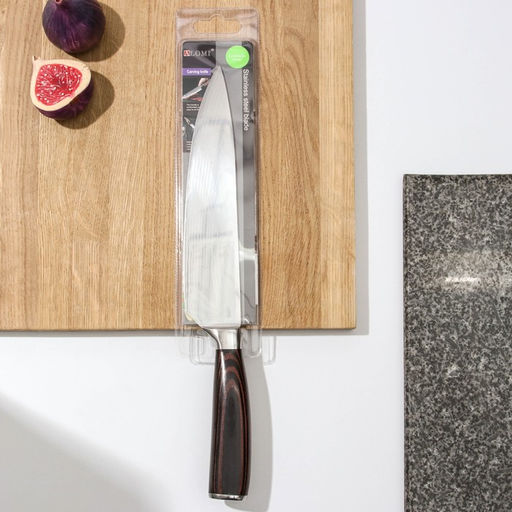 Нож Veral, шеф, 20,5 см, дамасская сталь - Simaland фото 4