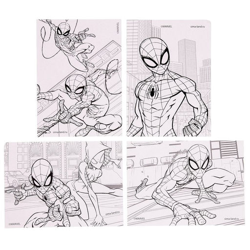 Набор для рисования, 20 предметов Самый быстрый, Человек-паук - Marvel фото 3