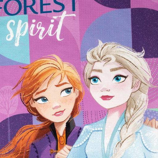 Полотенце Эльза и Анна, Холодное сердце 70х146 см, 100% хлопок 160гр/м2 - Disney фото 2