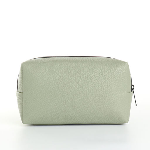 Косметичка на молнии о объёмная, маленькая, зелёная - Simaland фото 2