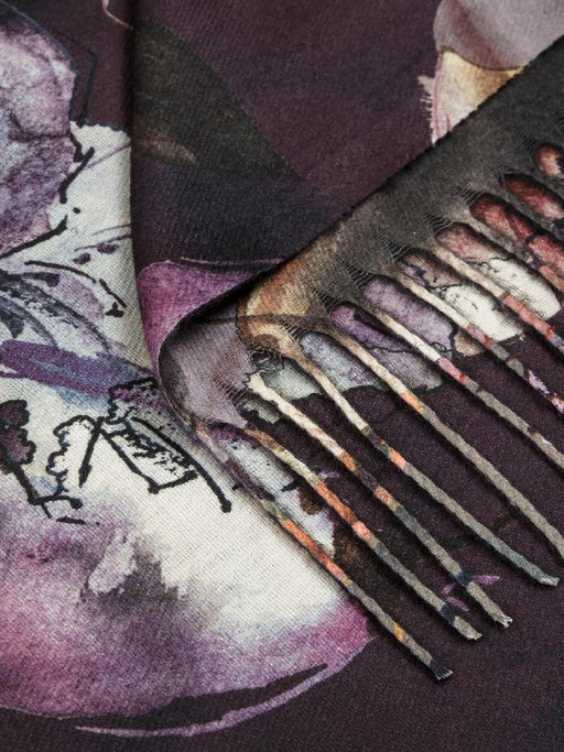 Палантин жен. виск+шерсть 72х180 LDR33-007-20 - Labbra фото 3