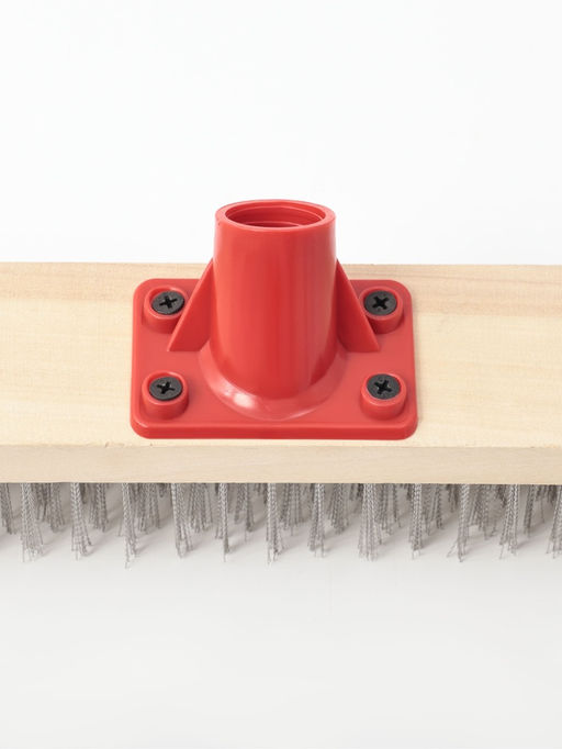 Щётка для пола с металлической щетиной, 40 см