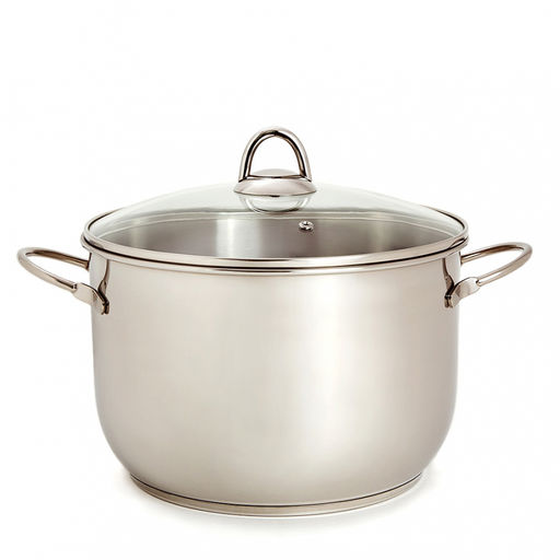 Кастрюля ЛЕГЕНДА 8,0л/d260 2-прут. руч. с ТРС-3 стекл.кр. арт.1с2523, 3с120 Аша