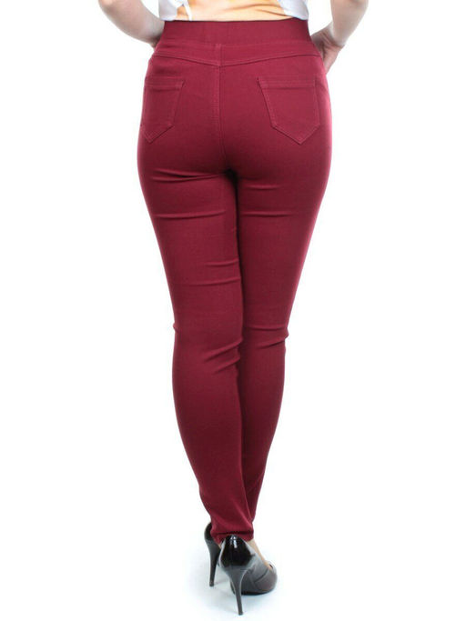 R8610 WINE Джеггинсы женские MOVEMENT - Fashion фото 6