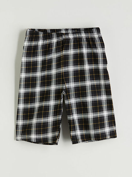 Beli Lastikli Ekose Erkek ?ocuk Pijama ?ort