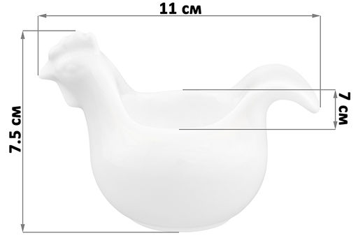 Подставка п/яйцо 11*7*7,5 см "Курочка"