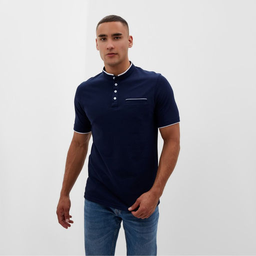 Футболка поло мужская MINAKU REGULAR FIT, тёмно-синяя, размер 50