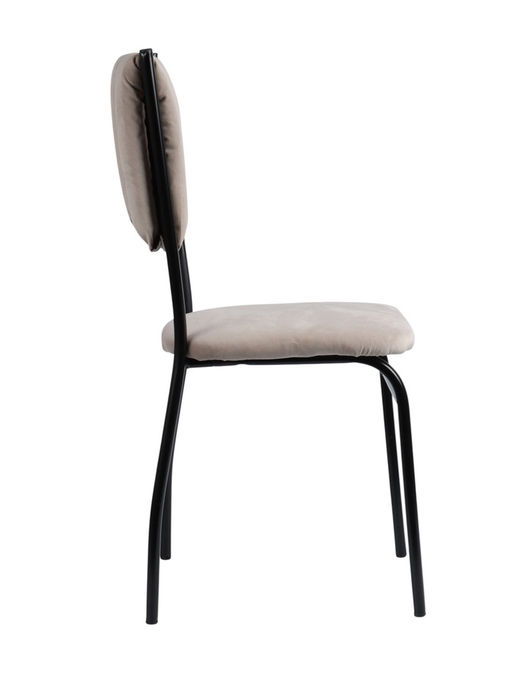 Стул разборный "Камелот" черный/бежевый