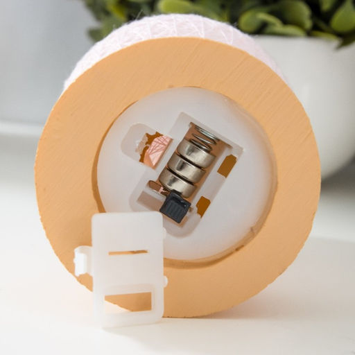 Фигурка световая RISALUX «Бурундучок», LED-ночник, от батареек, бежевый, 6×6×10 см