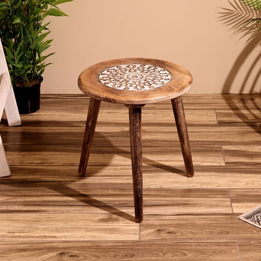 Столик кофейный, 45×45×50 см, манговое дерево