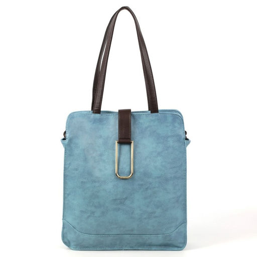 Женская сумка шоппер из эко кожи с косметичкой 0075-8 - Cidirro фото 4