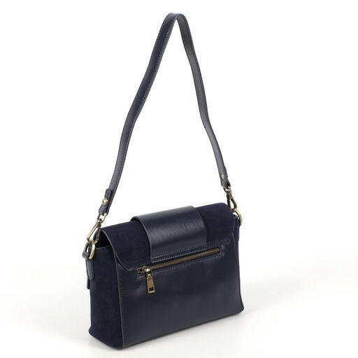 Женская сумка через плечо из кожи и замши 0163-5 - Cidirro фото 3