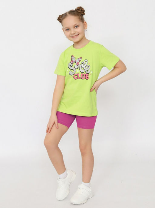 Happy Shine / HSXG 70497-46K Шорты для девочки,циклама/ex.Cherubino - CRB фото 3