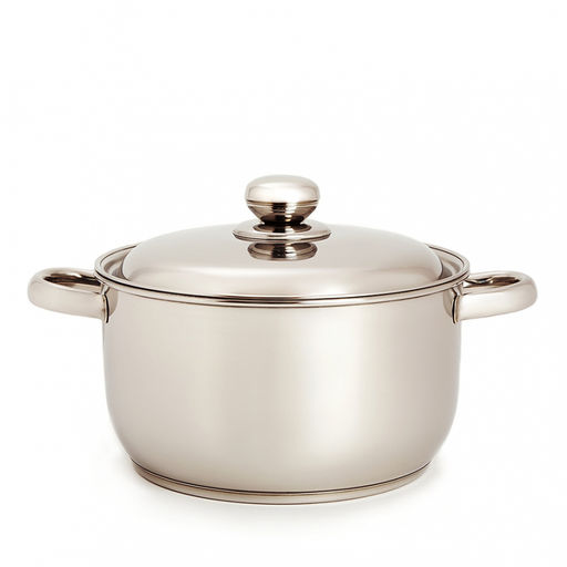 Кастрюля ПРИМА БЛЕСК 4,0л мет. крышка арт. 1С762, 1С80, 3с80 сТРС-3 объ..руч (200мм) Аша